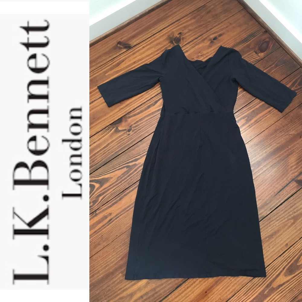 L K Bennett Dark Gray Dress